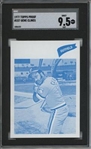 1977 Topps #237 Gene Clines 9 card progressive proof.